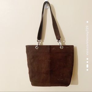 HOBO Int. Brown Suede Tote